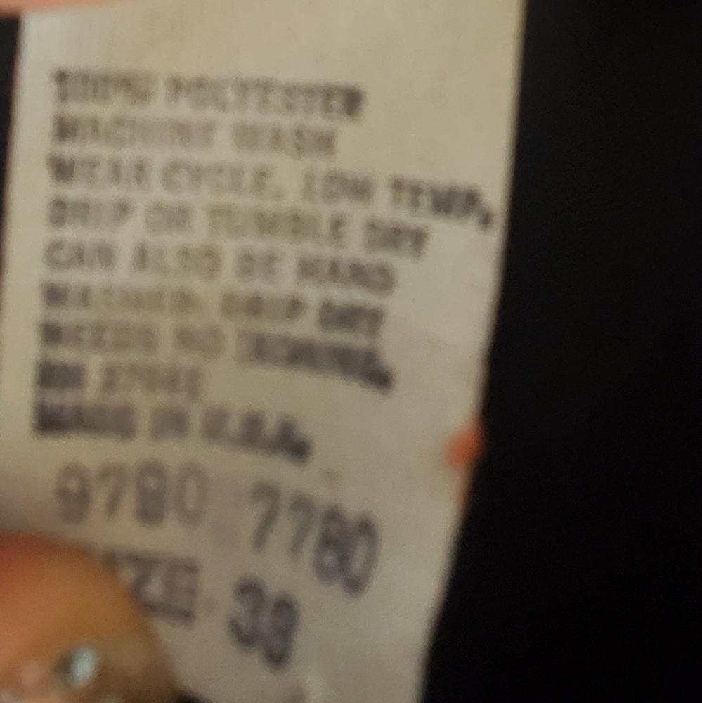 Vintage Cool Basic Black Button Down Blouse - image 6